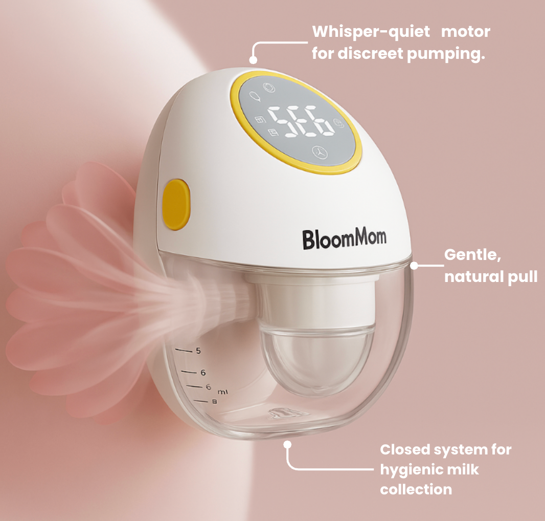 BloomMom - Hands-Free Breast Pump